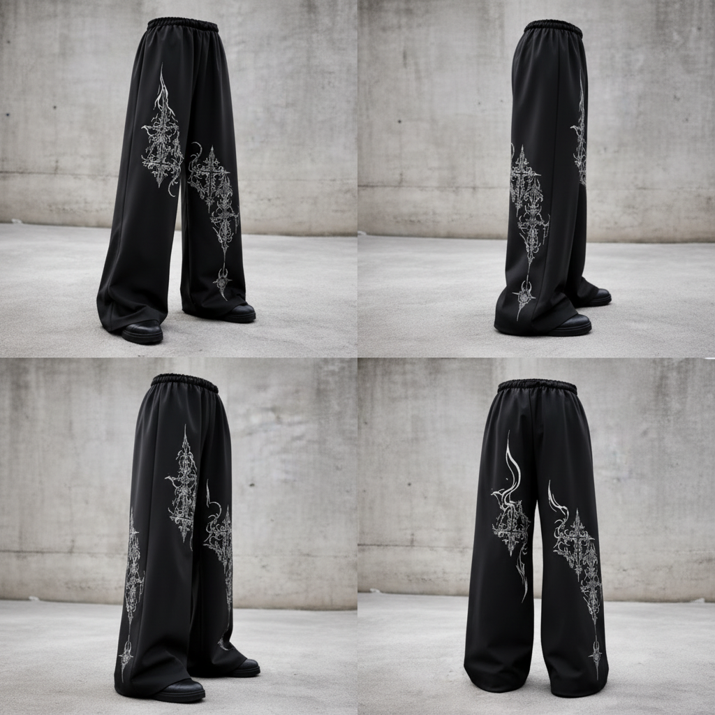 Blackout Cross Drip baggy lower