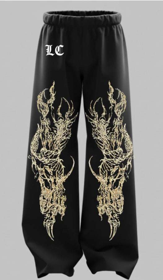 Snapter  straight-fit baggy pants