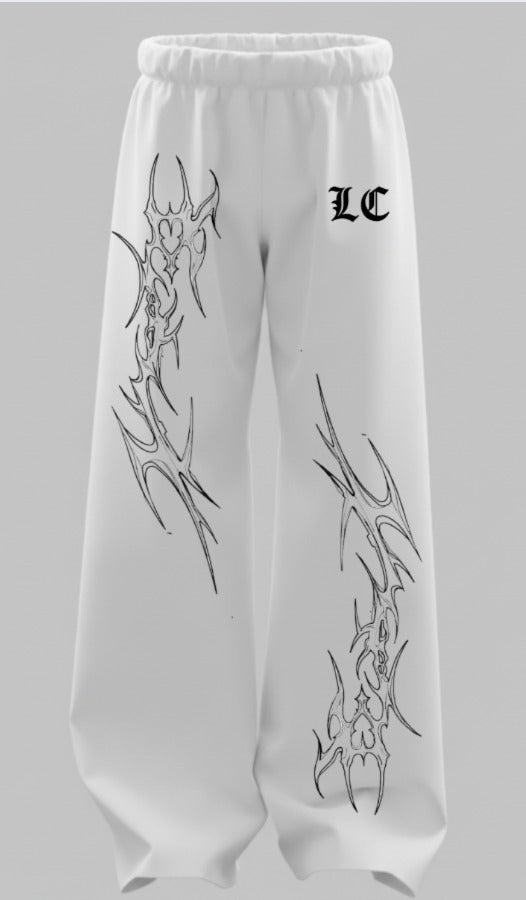 Snapter straight-fit baggy pants