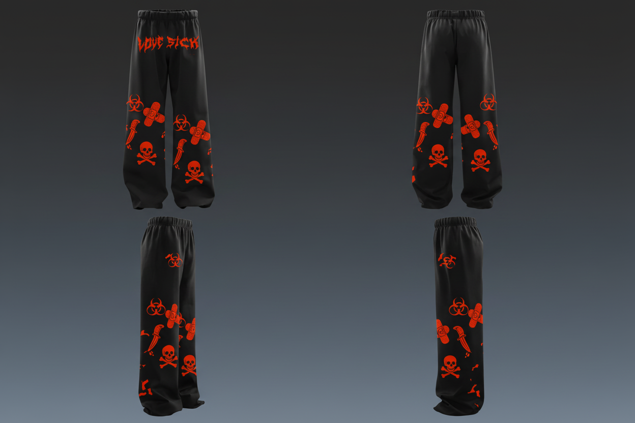 Toxic Love Baggy Pants